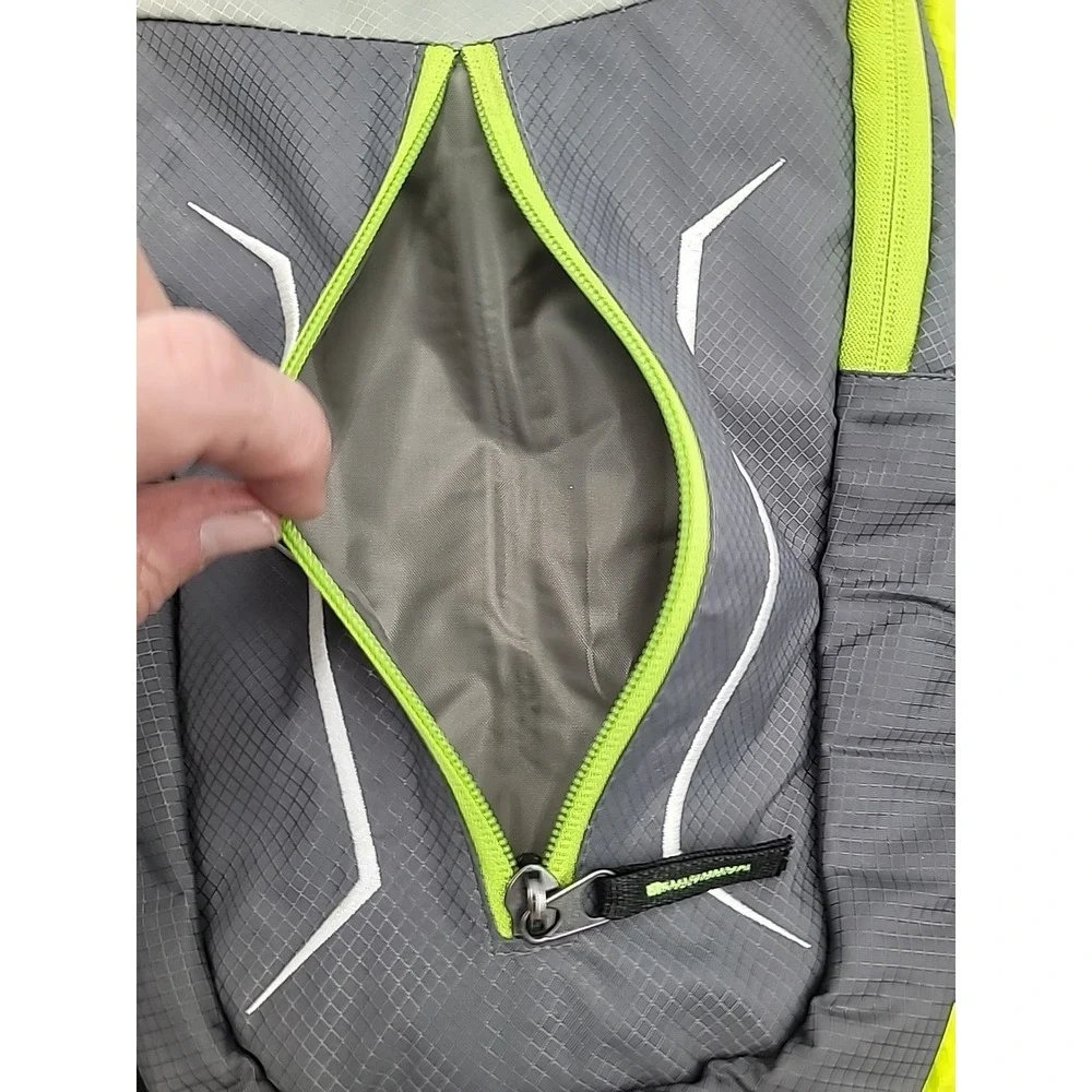 Piscifun Insulated Backpack Cooler Green Gray Pockets Camping Hiking Backpacking